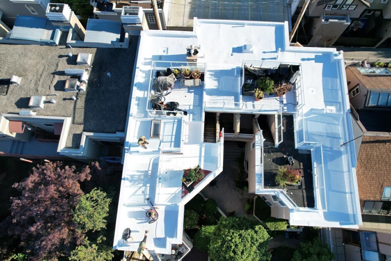 Seamless Roofing flat roof project in Greater Vancouver