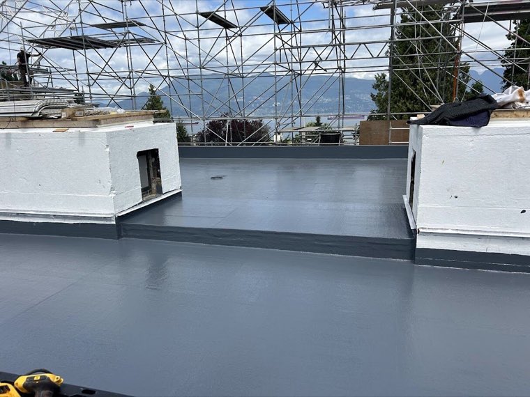 Recent roofing project